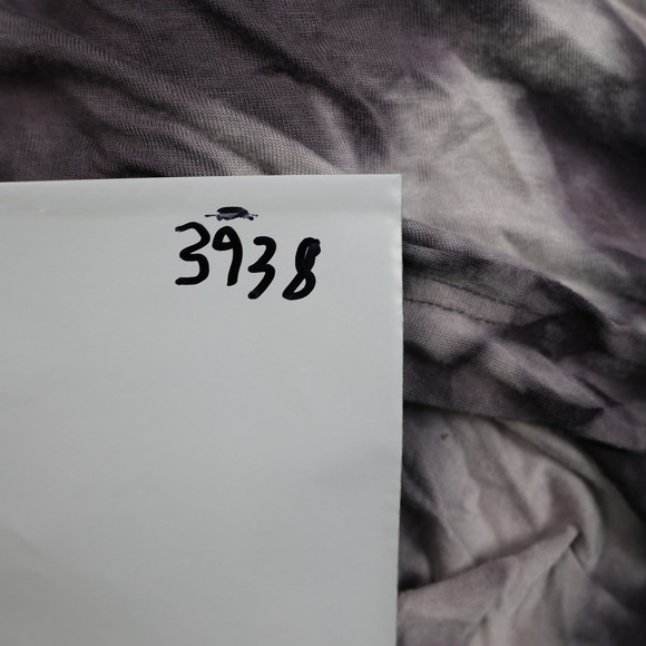 Simply Southern Shirt Womens Medium Gray Tie Dye Surplice Twist Hem Long Sleeve - Picture 10 of 10